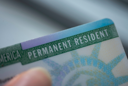permanent resident card aka green card